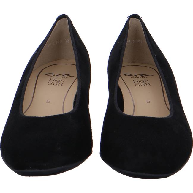 Black Ara Shoes Courts Graz Women's Pumps | ARA639WPO