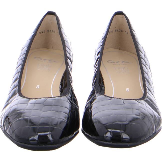 Black Ara Shoes Courts Graz Women's Pumps | ARA653FVX