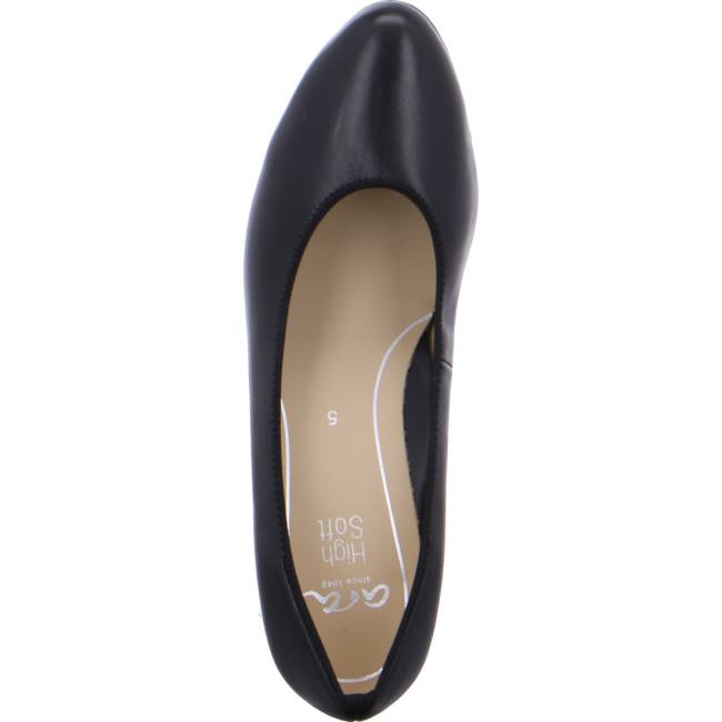 Black Ara Shoes Courts Knokke Women's Pumps | ARA643KIL