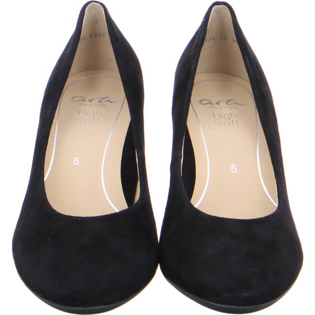 Black Ara Shoes Courts Marseille Women's Pumps | ARA196APR