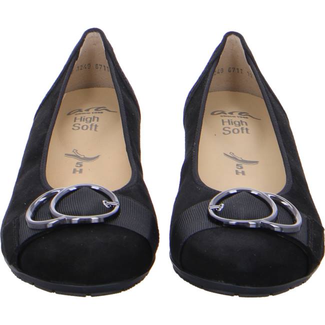 Black Ara Shoes Courts Nancy Women's Pumps | ARA092FWB