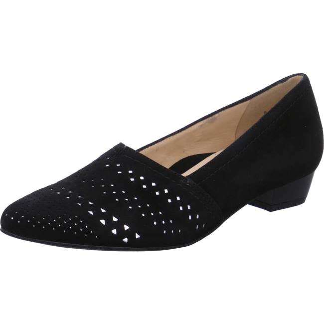 Black Ara Shoes Courts Paris Women\'s Pumps | ARA542QPH