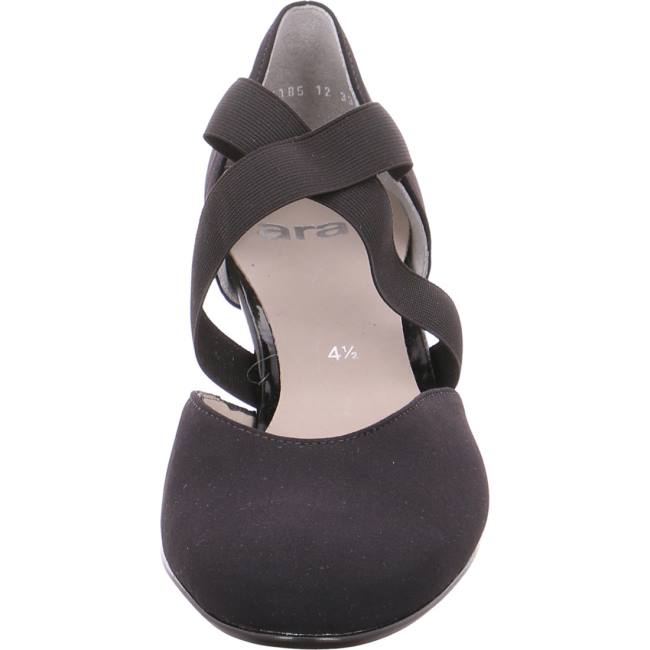 Black Ara Shoes Courts Tolouse Women's Pumps | ARA843KFC