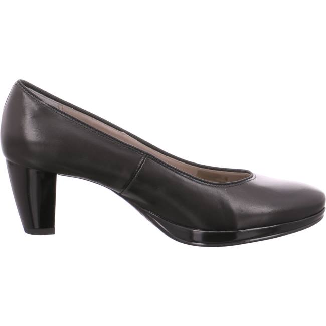 Black Ara Shoes Courts Toulouse Women's Pumps | ARA874YWF