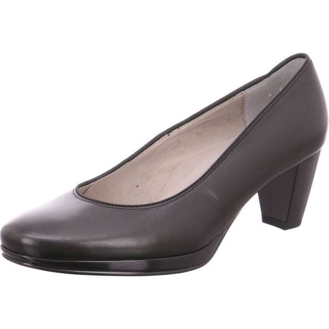 Black Ara Shoes Courts Toulouse Women\'s Pumps | ARA874YWF