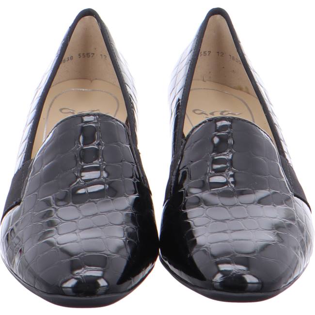 Black Ara Shoes Courts Verona Balck Women's Pumps | ARA975FQP