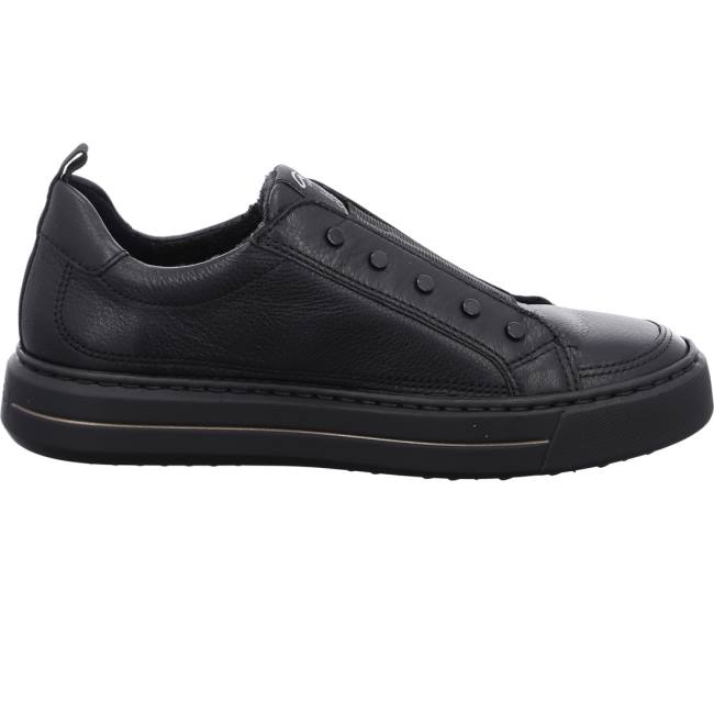 Black Ara Shoes Courtyard Women's Loafers | ARA917OVA