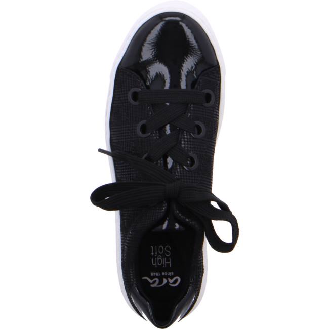 Black Ara Shoes Courtyard Women's Sneakers | ARA243FRI