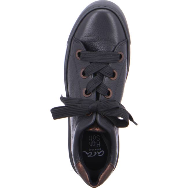 Black Ara Shoes Courtyard Women's Sneakers | ARA385IQP