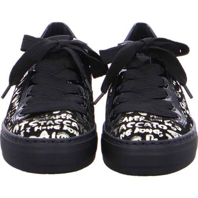 Black Ara Shoes Courtyard Women's Sneakers | ARA472HMF