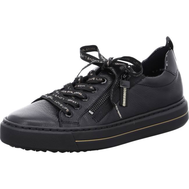 Black Ara Shoes Courtyard Women\'s Sneakers | ARA651CXZ