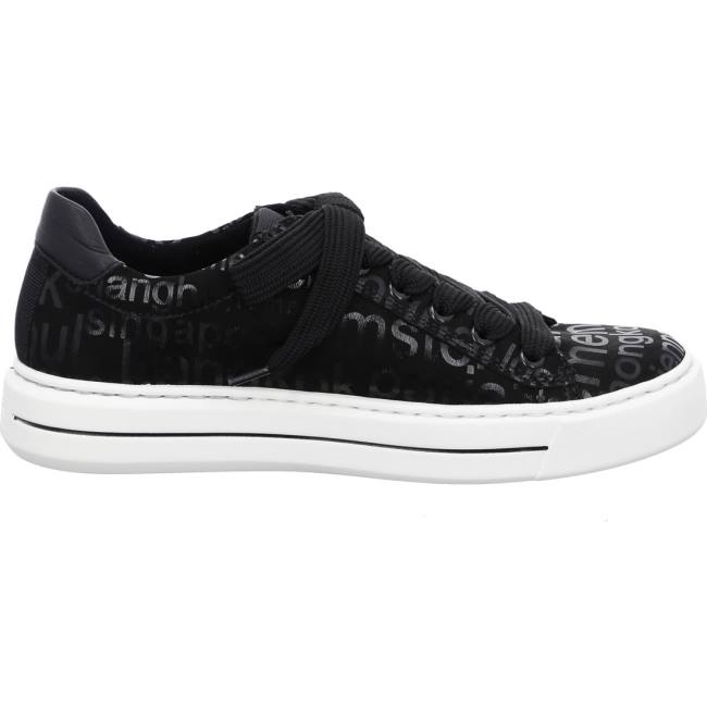 Black Ara Shoes Courtyard Women's Sneakers | ARA850WPL