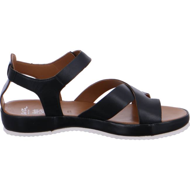 Black Ara Shoes Dubai Women's Sandals | ARA312OWG