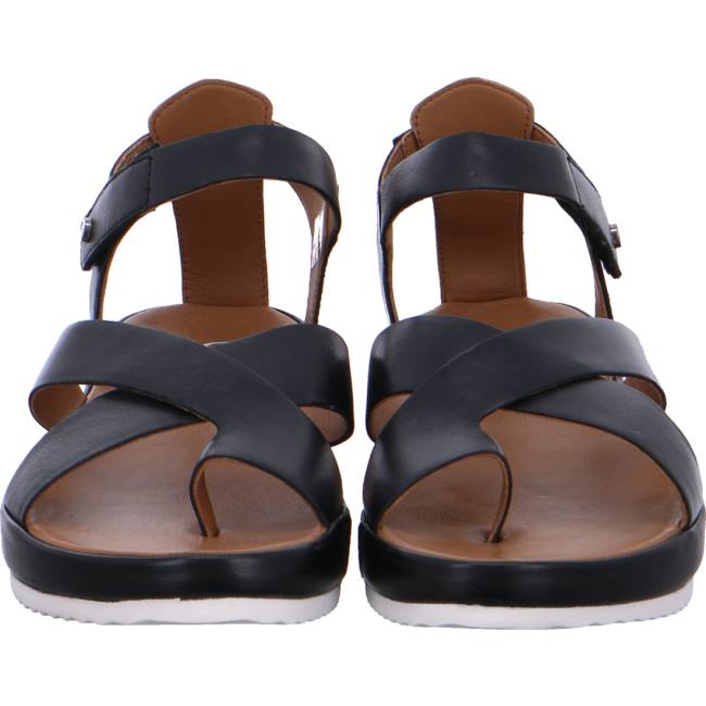 Black Ara Shoes Dubai Women's Sandals | ARA312OWG