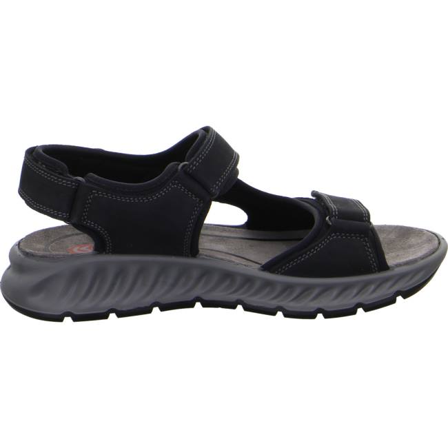 Black Ara Shoes Elias Men's Sandals | ARA134INE