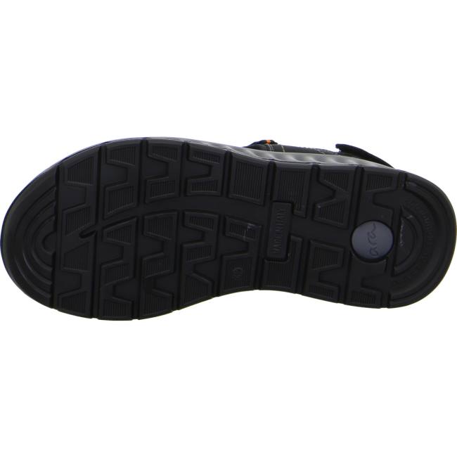 Black Ara Shoes Elias Men's Sandals | ARA134INE