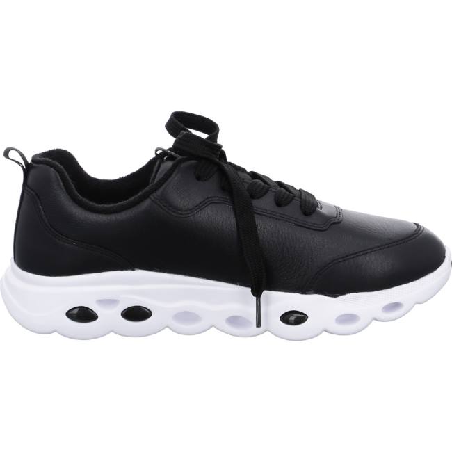 Black Ara Shoes Energystep Racer Women's Sneakers | ARA426HKM