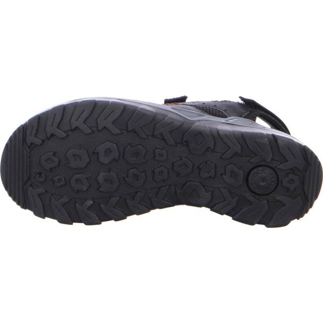 Black Ara Shoes Ericsen Men's Sandals | ARA254EMS