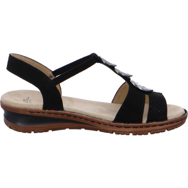 Black Ara Shoes Hawaii Women's Sandals | ARA073RST