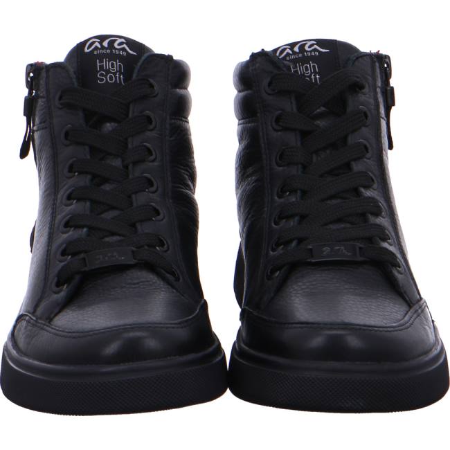 Black Ara Shoes High Top Rom-sport Women's Boots | ARA038EQF