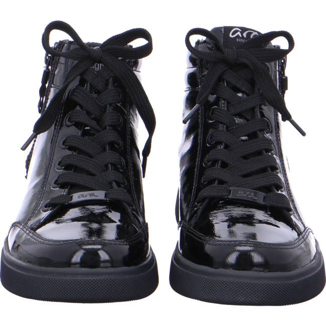 Black Ara Shoes High Top Rom-sport Women's Boots | ARA518IJE