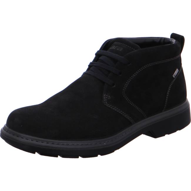 Black Ara Shoes Jan Men\'s Boots | ARA913DCF