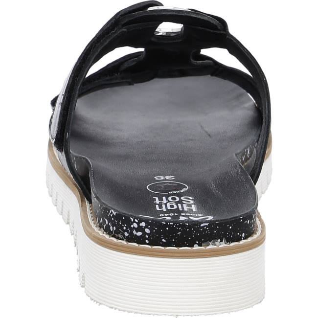 Black Ara Shoes Kent-sport Women's Mules | ARA128DPQ