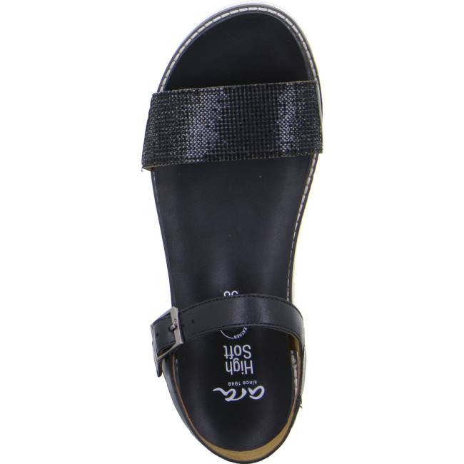 Black Ara Shoes Kent-sport Women's Sandals | ARA814BLF