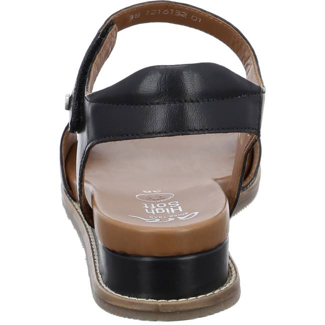 Black Ara Shoes Kos Women's Sandals | ARA604WSI