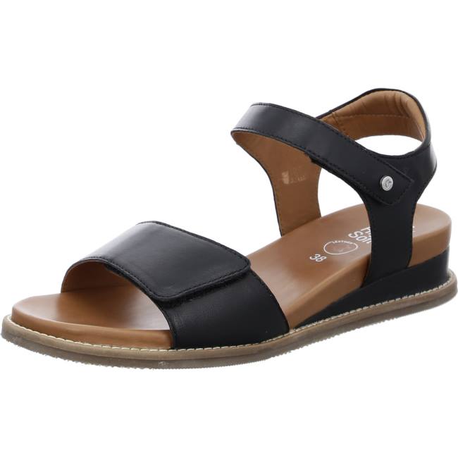 Black Ara Shoes Kos Women\'s Sandals | ARA604WSI