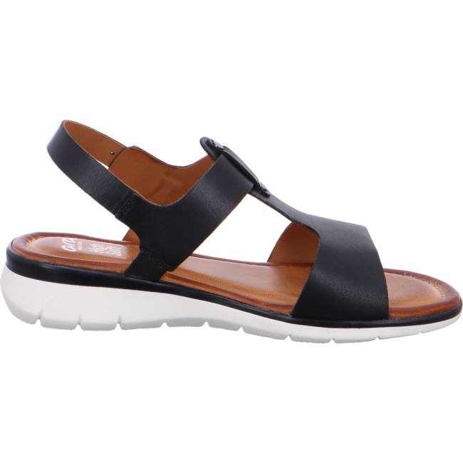 Black Ara Shoes Kreta Women's Sandals | ARA840RNT