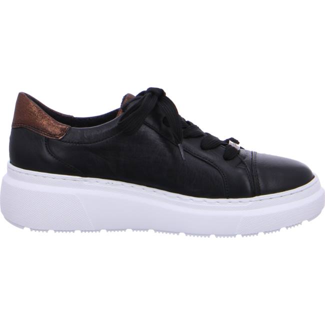 Black Ara Shoes Lace-ups Lausanne Women's Sneakers | ARA903ODN