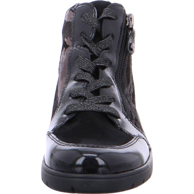 Black Ara Shoes Lace-ups Meran Women's Boots | ARA348VYU