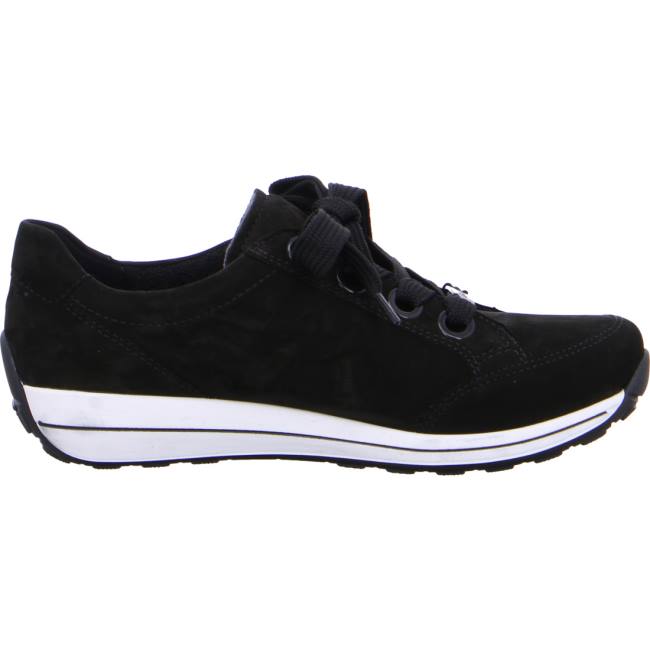 Black Ara Shoes Lace-ups Osaka Women's Sneakers | ARA257BUN