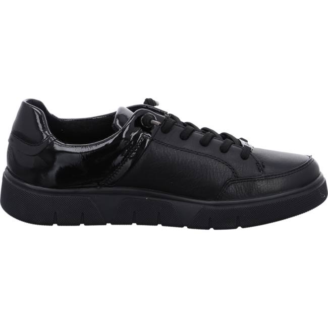 Black Ara Shoes Lace-ups Rom-sport Women's Sneakers | ARA956THP