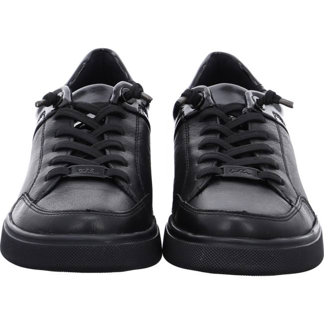 Black Ara Shoes Lace-ups Rom-sport Women's Sneakers | ARA956THP