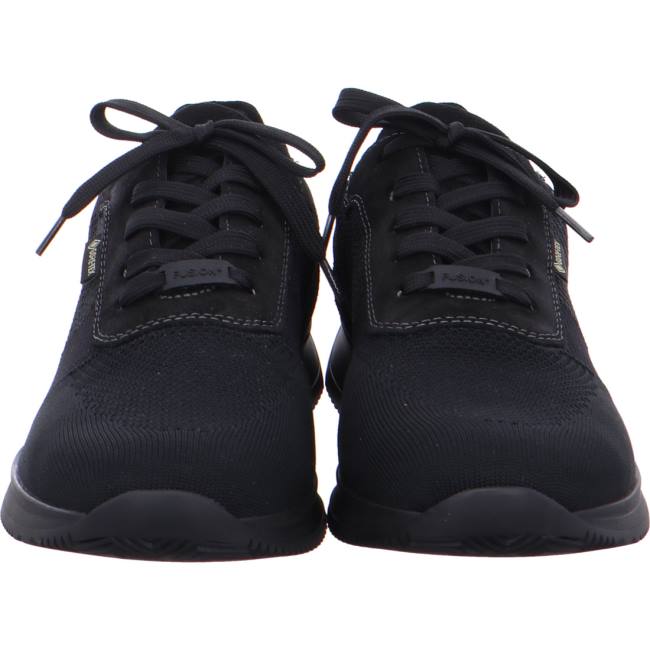 Black Ara Shoes Lisboa Men's Sneakers | ARA493JNV