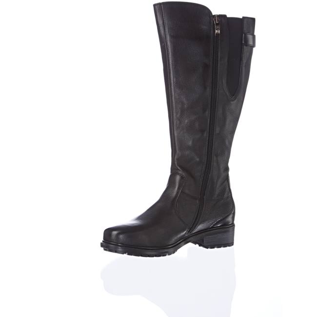 Black Ara Shoes Long Kansas Women's Boots | ARA198FCR