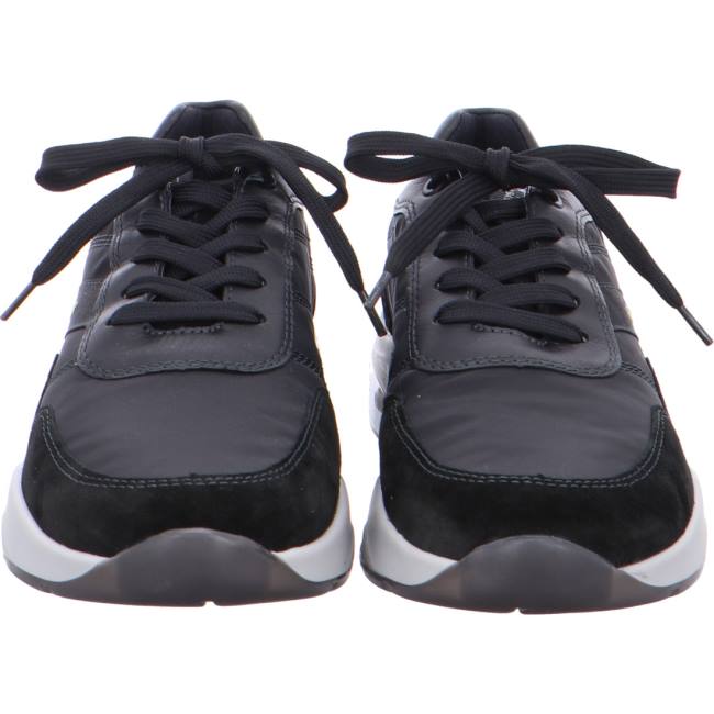 Black Ara Shoes Los Angeles Men's Sneakers | ARA253MKJ