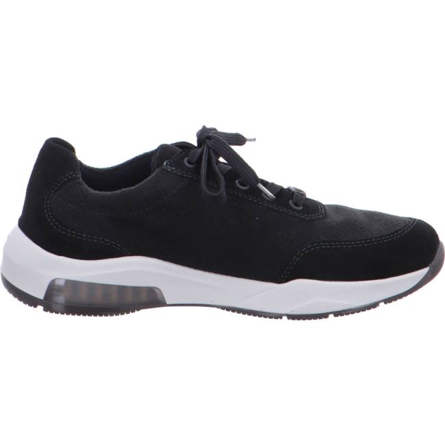 Black Ara Shoes Los Angeles Men's Sneakers | ARA782MTJ