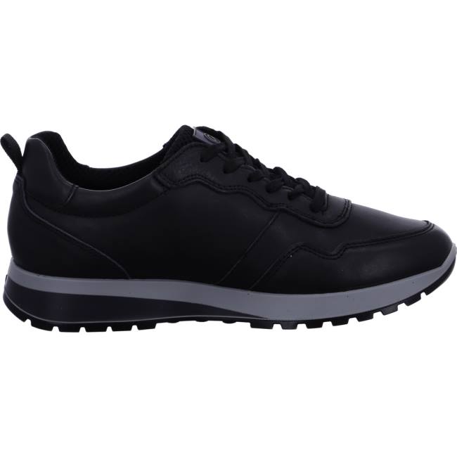 Black Ara Shoes Matteo Men's Sneakers | ARA970UAV