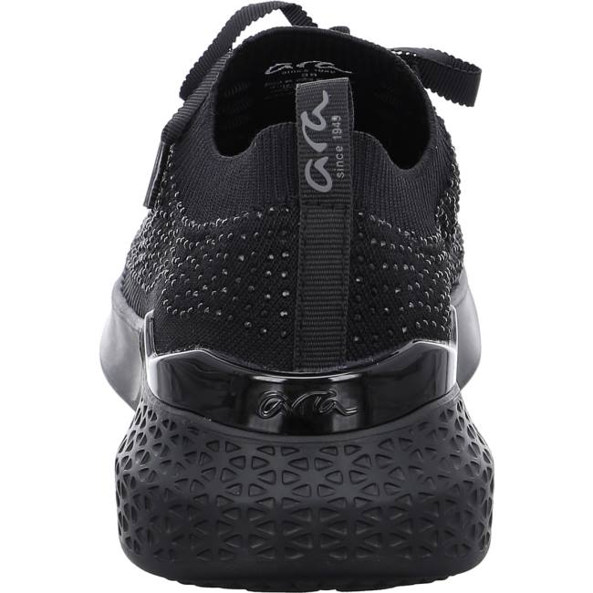 Black Ara Shoes Maya Women's Sneakers | ARA269VOK