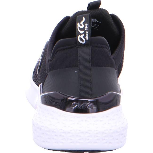 Black Ara Shoes Maya Women's Sneakers | ARA316QNE