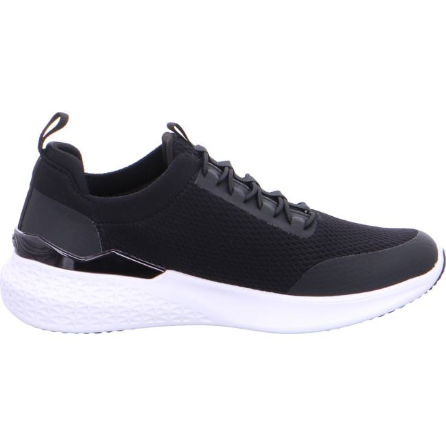 Black Ara Shoes Maya Women's Sneakers | ARA316QNE