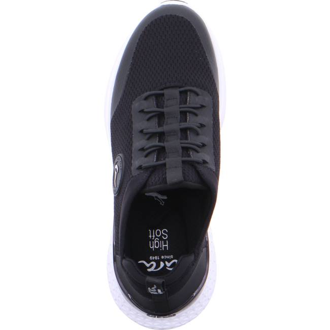 Black Ara Shoes Maya Women's Sneakers | ARA316QNE