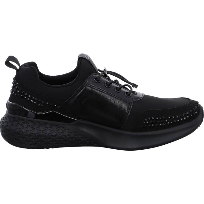 Black Ara Shoes Maya Women's Sneakers | ARA327HOS