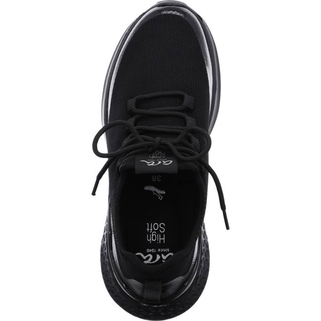 Black Ara Shoes Maya Women's Sneakers | ARA501QVG