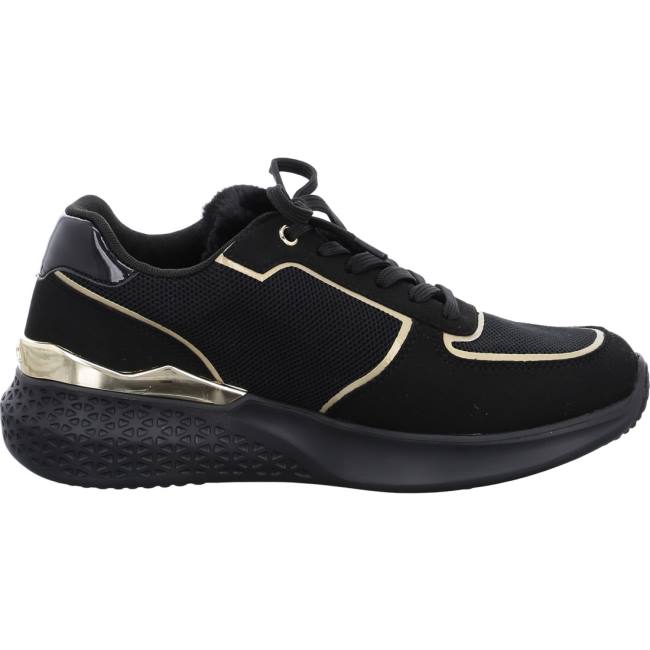 Black Ara Shoes Maya Women's Sneakers | ARA832JRP