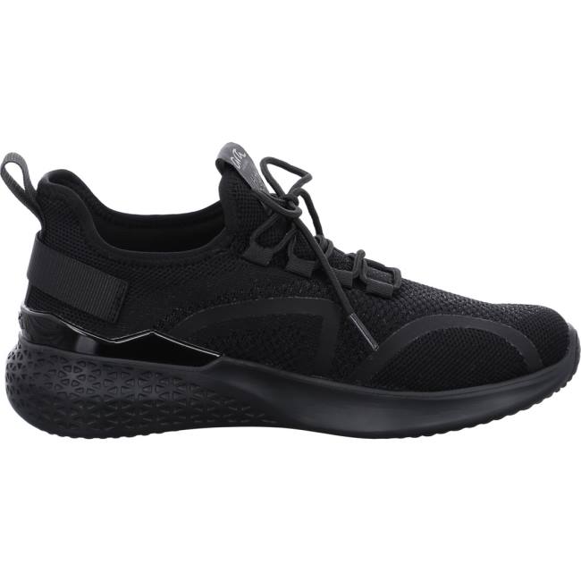 Black Ara Shoes Maya Women's Sneakers | ARA957BAG