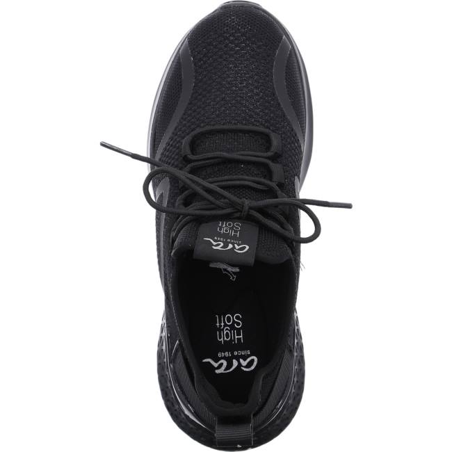 Black Ara Shoes Maya Women's Sneakers | ARA957BAG